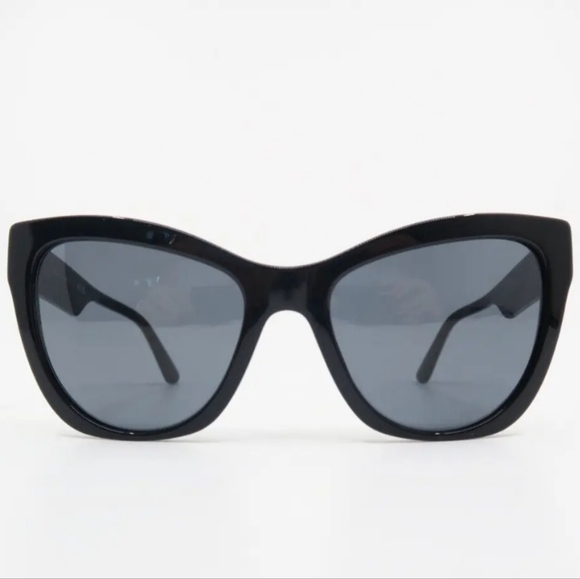 Versace Black Sunglasses with Patterned Temples main image 6